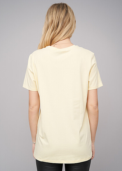 Pieces Dames Oversized T-Shirt wit