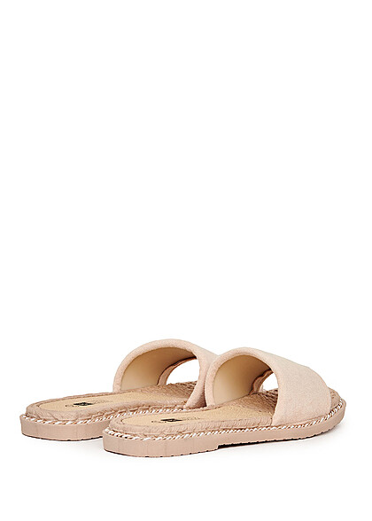 Seventyseven Lifestyle Dames Velours sandaal beige