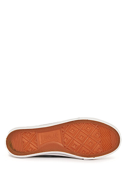 Seventyseven Lifestyle Dames Canvas Sneaker met veters zwart wit