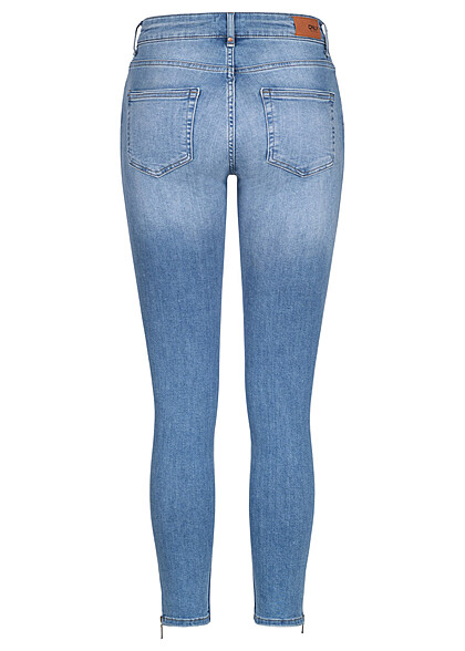 ONLY Dames NOOS Jeans Broek met 5 zakken en rits lichtblauw