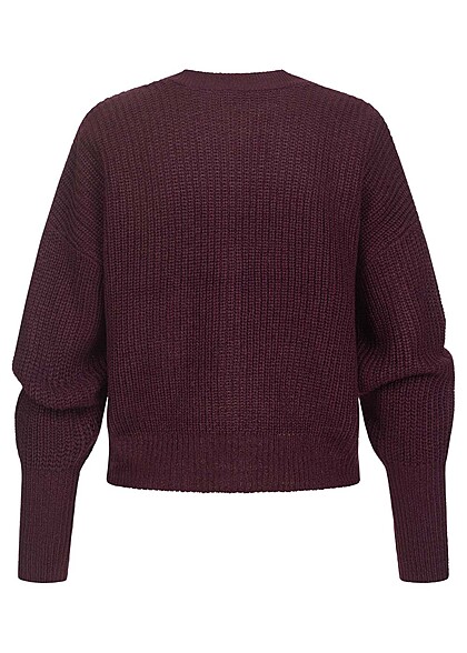 Vero Moda Dames NOOS Vest met knopen en V-hals rood