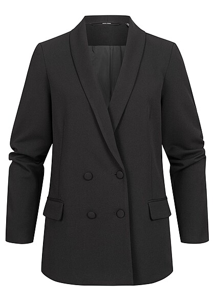 Vero Moda Dames NOOS Oversized Blazer met knopen en 2 zakken zwart