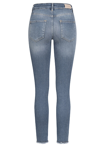ONLY Dames NOOS Jeans Broek met 5 zakken gewassen look blauw grijs
