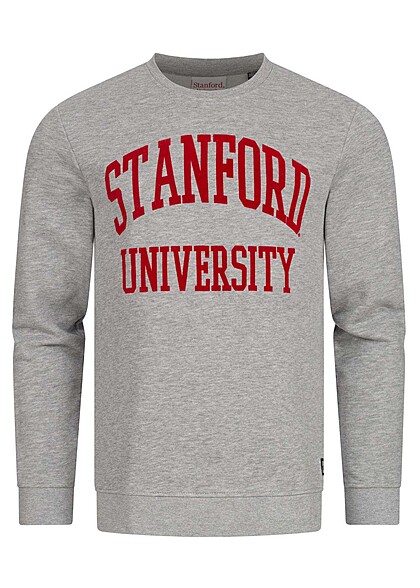 ONLY & SONS Heren Trui met Stanford University logo grijs rood