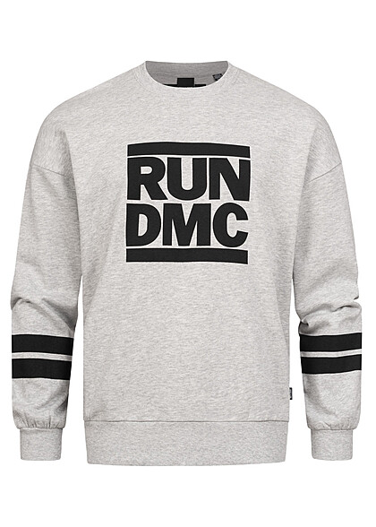 ONLY & SONS Heren Trui met RUN DMC logo grijs zwart