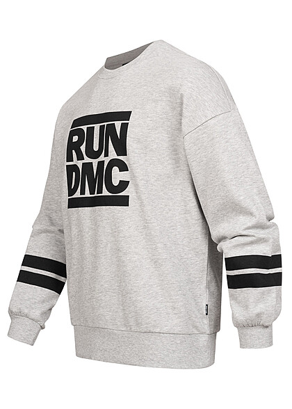 ONLY & SONS Heren Trui met RUN DMC logo grijs zwart