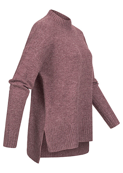 Vero Moda Dames NOOS Trui met geribde zomen bruin