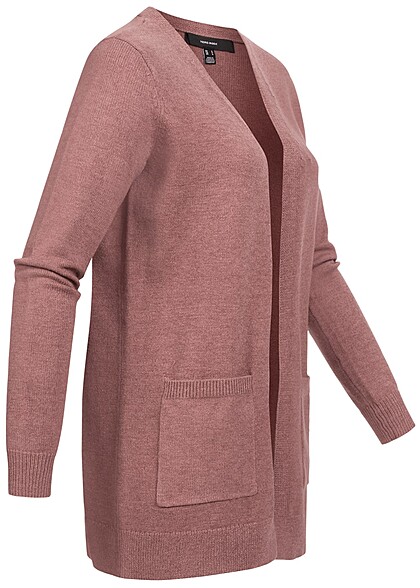 Vero Moda Dames NOOS Vest met 2 zakken bruin gemêleerd