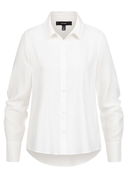 Vero Moda Dames NOOS Blouse met knopen wit
