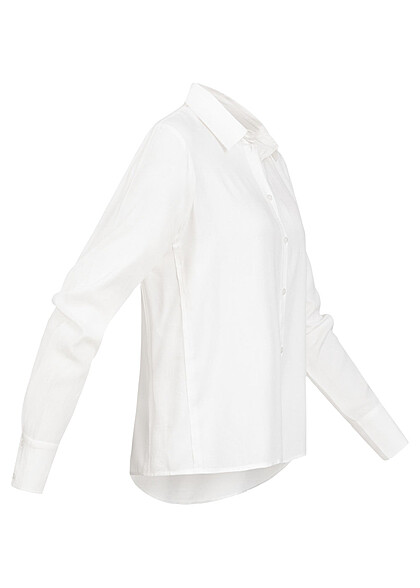 Vero Moda Dames NOOS Blouse met knopen wit