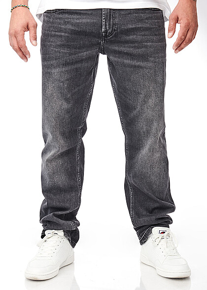 ONLY & SONS Heren NOOS Jeans Broek met 5 zakken gewassen look donkergrijs