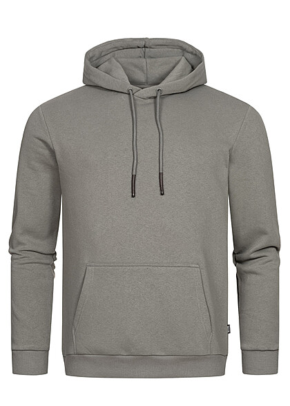 ONLY & SONS Heren NOOS Hoodie met kangoeroezak grijs