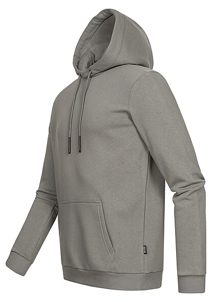 ONLY & SONS Heren NOOS Hoodie met kangoeroezak grijs