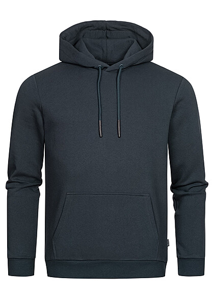 ONLY & SONS Heren NOOS Hoodie met kangoeroezak donkerblauw