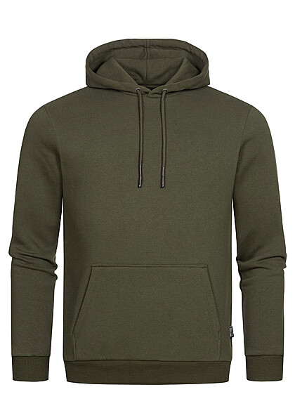 ONLY & SONS Heren NOOS Hoodie met kangoeroezak donkergroen