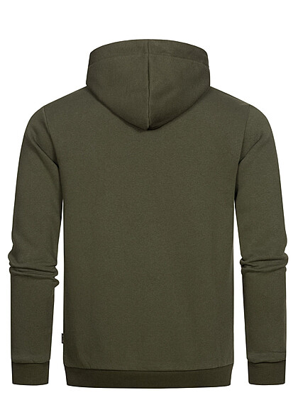 ONLY & SONS Heren NOOS Hoodie met kangoeroezak donkergroen