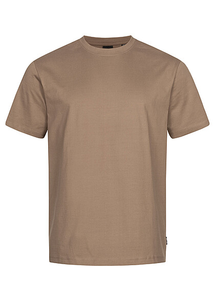ONLY & SONS Heren NOOS T-Shirt met ronde hals bruin - Art.-Nr.: 22080210