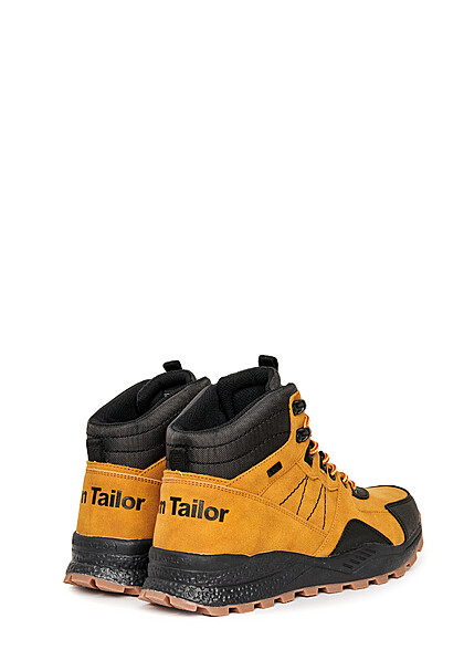 Tom Tailor Heren Winter Sneaker met veters bruin