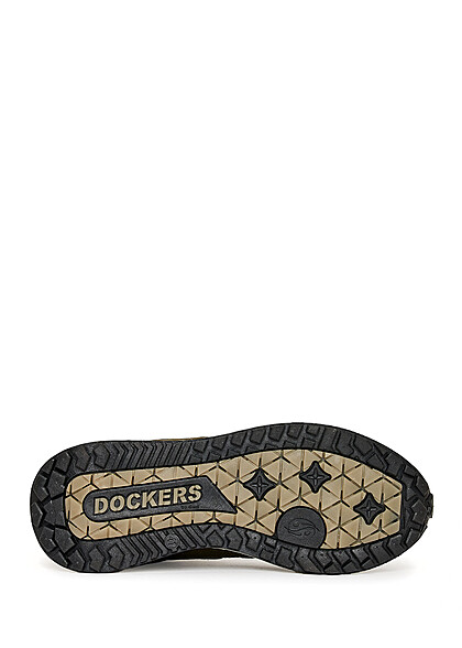 Dockers by Gerli Heren Sneaker in sudeleer optic kaki groen