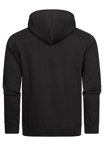 Champion Heren Hoodie met rits en voorzak zwart