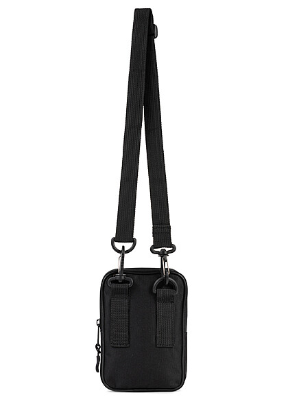 Alpha Industries Heren Schoudertas met logopatch zwart