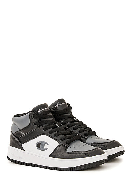 Champion Heren Sneaker met veters zwart grijs wit - Art.-Nr.: 22090321