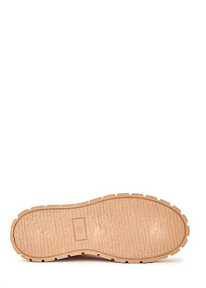 Seventyseven Lifestyle Dames Plateau Laarzen in velours optic kaki