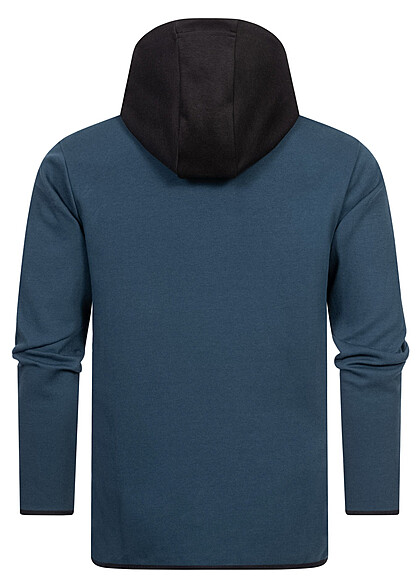 Champion Heren Hoodie met 2 ritszakken donkerblauw zwart