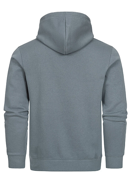 Champion Heren Hoodie met kangoeroezak en logo-opdruk grijs