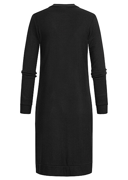 Cloud5ive Dames Viscose Vest met 2 zijzakken zwart