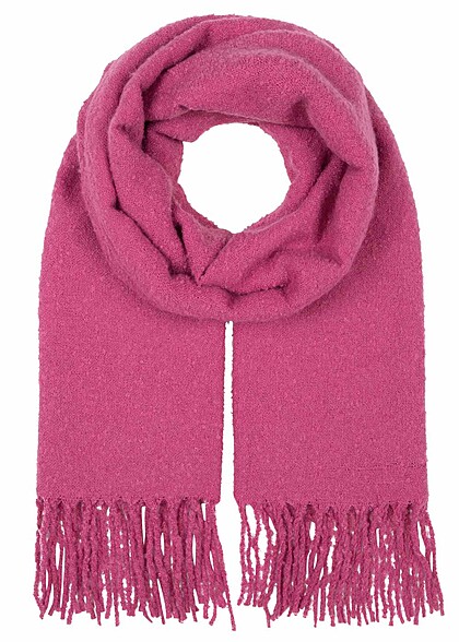 ONLY Dames Sjaal met franjes roze - Art.-Nr.: 22100054