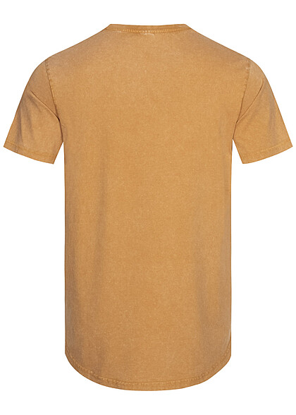 ONLY & SONS Heren Basic T-Shirt met o-neck geel