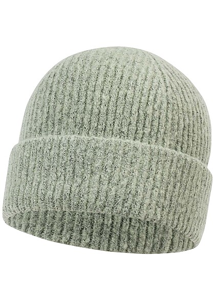 Pieces Dames NOOS Gebreide Beanie groen