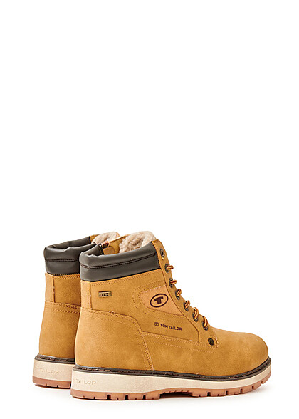 Tom Tailor Heren Worker Laarzen lace up camel bruin