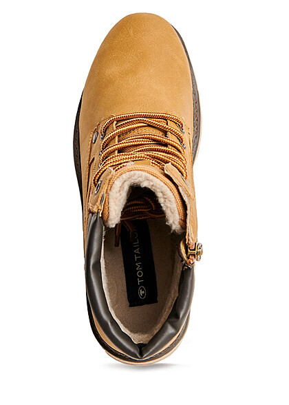 Tom Tailor Heren Worker Laarzen lace up camel bruin