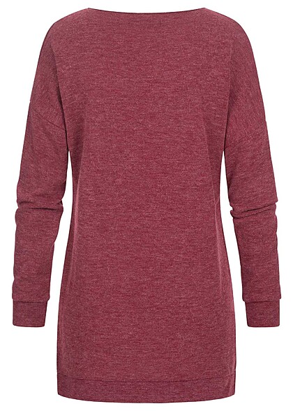 Trui bordeaux rood dames best sale