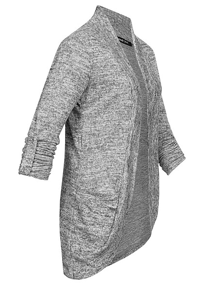 Cloud5ive Dames Turn-Up vest met 2 zakken grijs