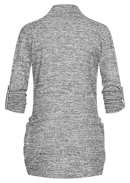 Cloud5ive Dames Turn-Up vest met 2 zakken grijs