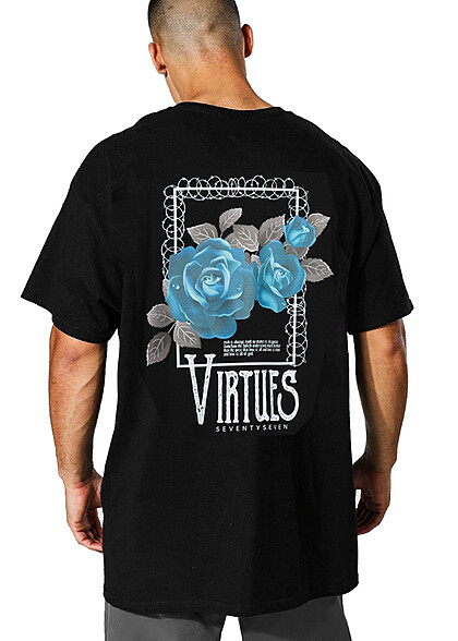 Seventyseven Lifestyle Heren T-shirt met opdruk