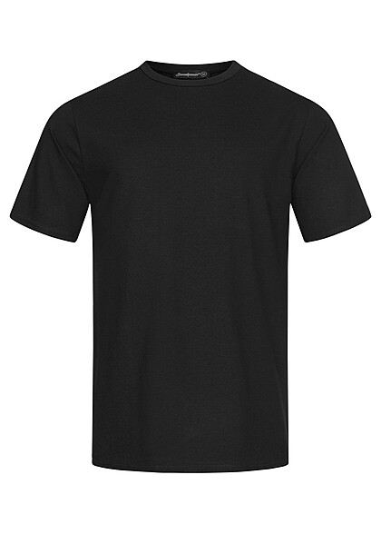 Seventyseven Lifestyle Heren T-shirt with butterfly print at the back black