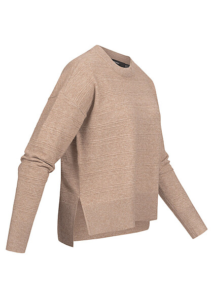 Vero Moda Dames mullet pullover Sweater met ronde hals bruin
