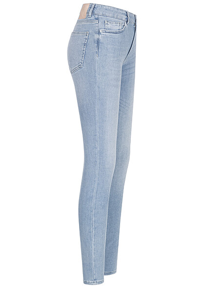 VILA Dames NOOS Jeans broek skinny fit met 5-pockets lichtblauw