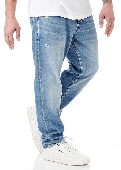 ONLY & SONS Heren Jeans Broek met 5 Zakken lichtblauw