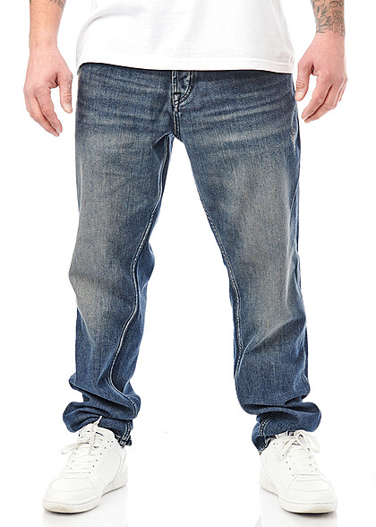 ONLY & SONS Heren Jeans Broek met 5 Zakken donkerblauw - Art.-Nr.: 23010021