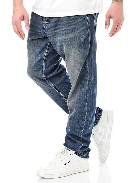 ONLY & SONS Heren Jeans Broek met 5 Zakken donkerblauw