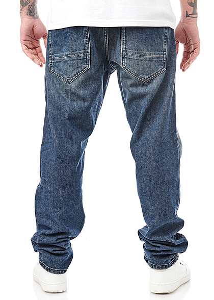 ONLY & SONS Heren Jeans Broek met 5 Zakken donkerblauw