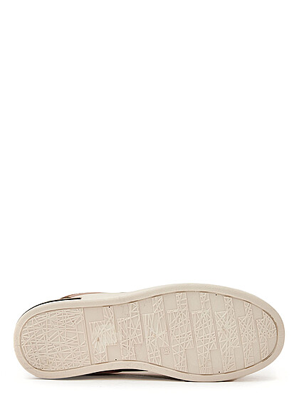 Seventyseven Lifestyle Damen Schuh Kunstleder Sneaker mit Glitzer dunkel grün weiss