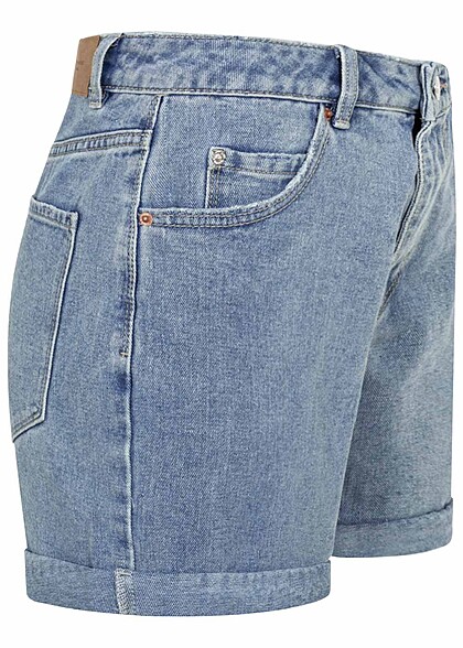 Vero Moda Dames Jeans short met 5 zakken lichtblauw