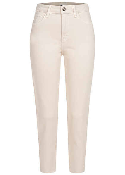 ONLY Dames Jeansbroek met 5 zakken beige