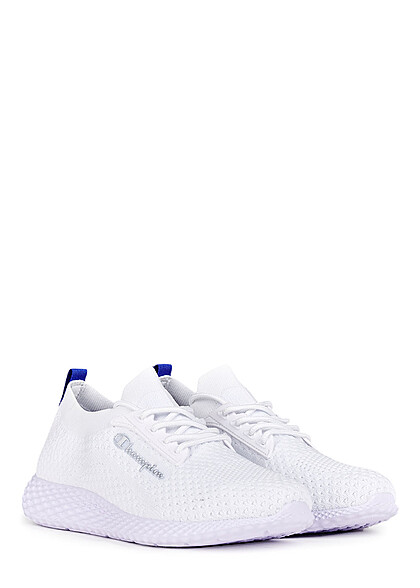 Champion Herren Schuh Low Cut Sneaker Mesh-Laufschuh Colorblock weiss lila blau - Art.-Nr.: 23020116
